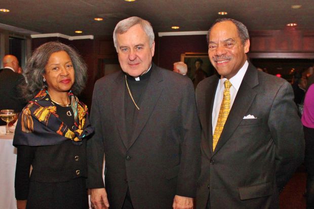 Nina Smiley Wilkins, Archbishop Robert Carlson, Milton Wilkins
